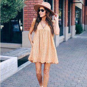 Vici Mustard Yellow Romper Dress